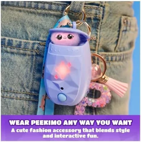 Digital pet toy size shown with dimensions