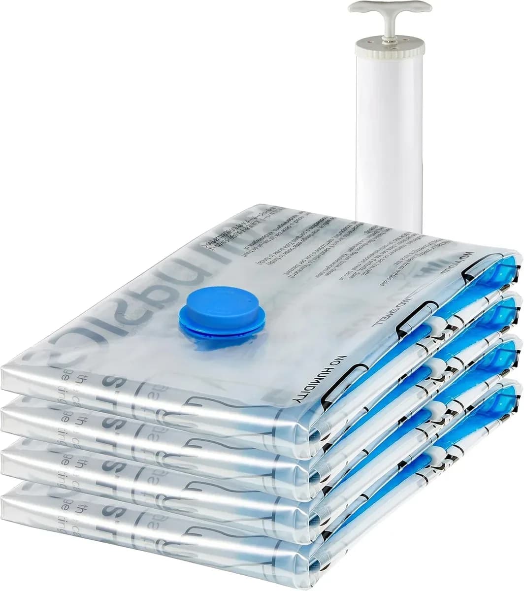 X-jumbo vacuum storage bags 4-pack for comforters and duvets