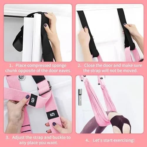 How to use the leg stretcher strap for different stretches