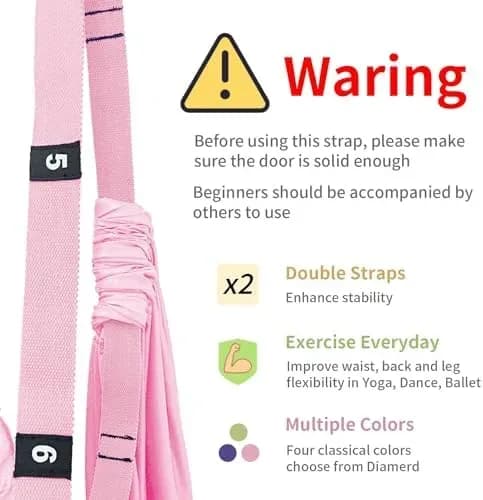 Leg stretcher strap package contents laid out