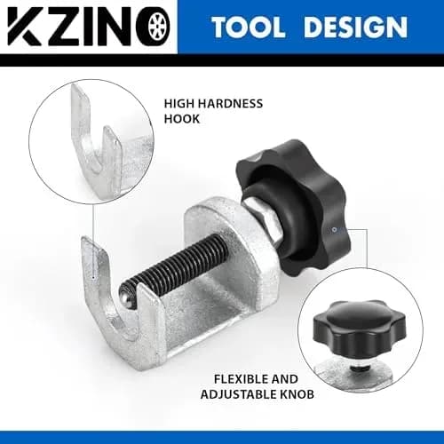Wiper arm puller size and jaw dimensions chart