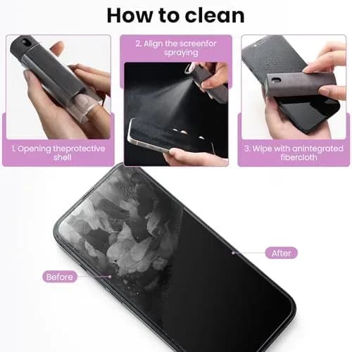 What's included with the car screen cleaner 2-pack