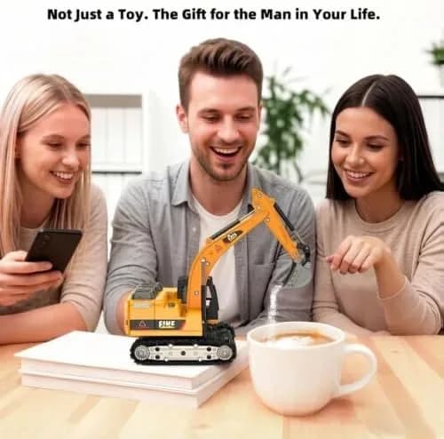 How to control the mini RC excavator by remote or app