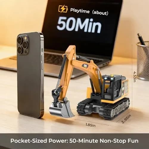 Key features of the mini RC excavator explained