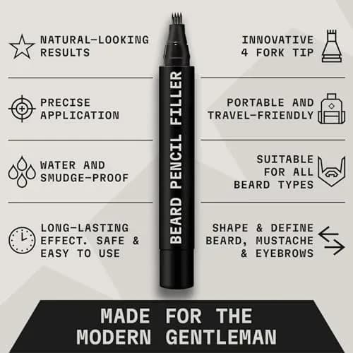 Beard filler pen size and dimensions