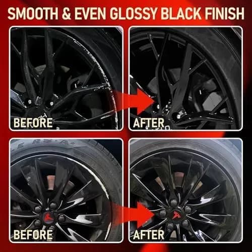 Everything in the box with the black rim touch up paint
