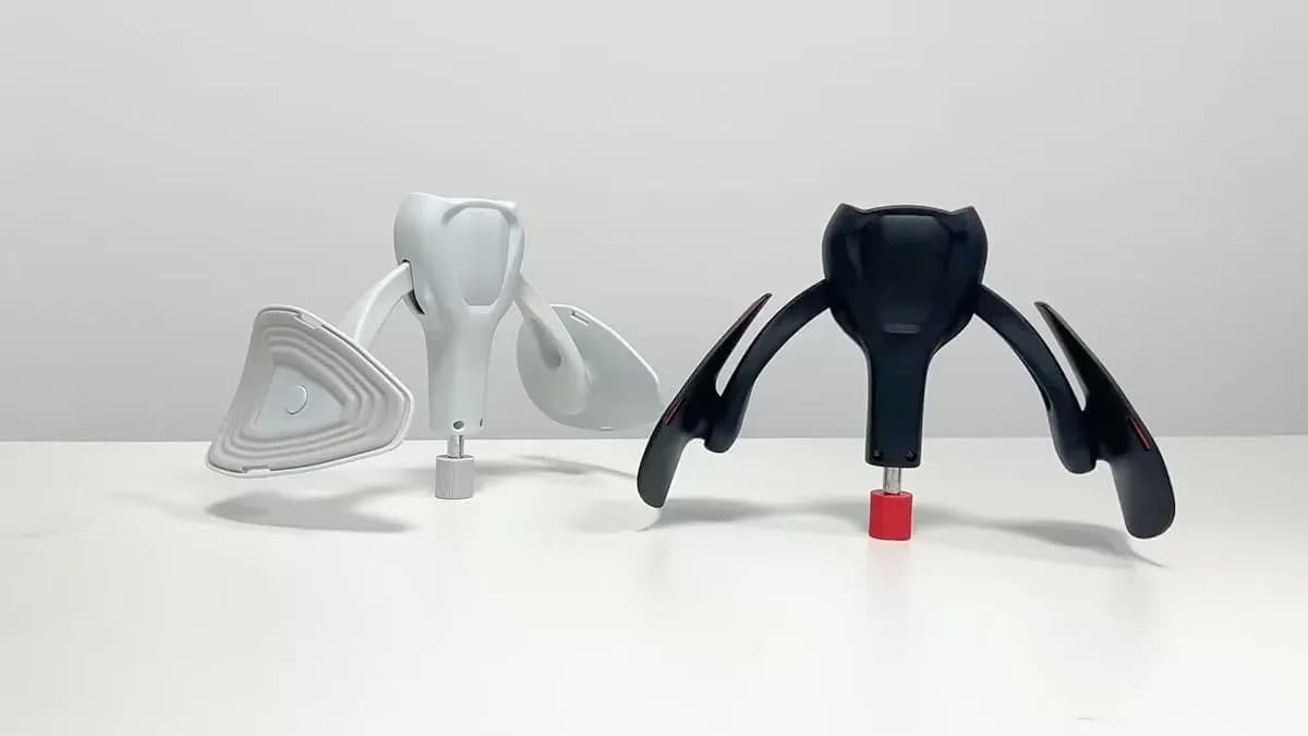 Pelvic floor trainer package contents with resistance band