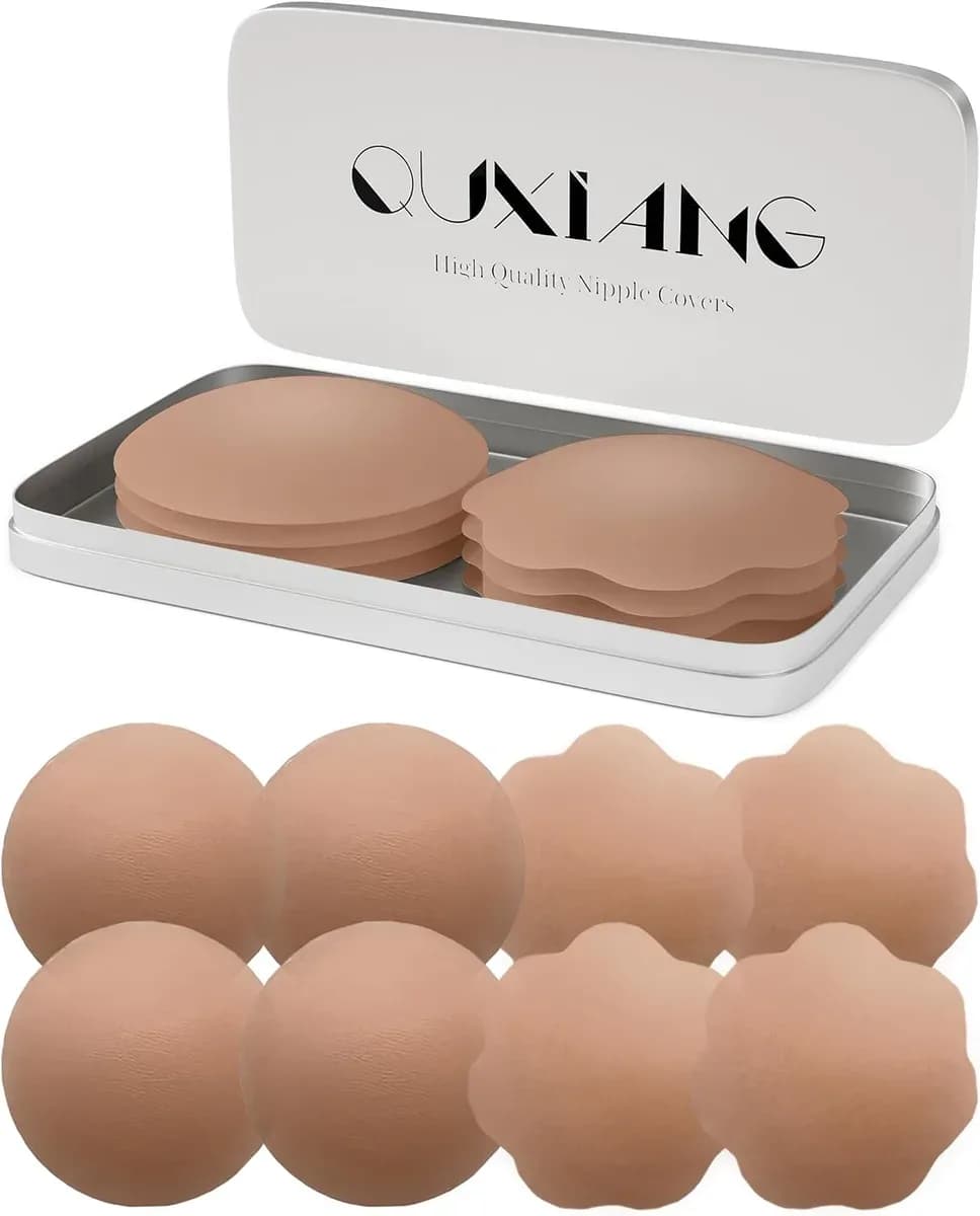 Cocoa silicone nipple covers for deeper skin tones