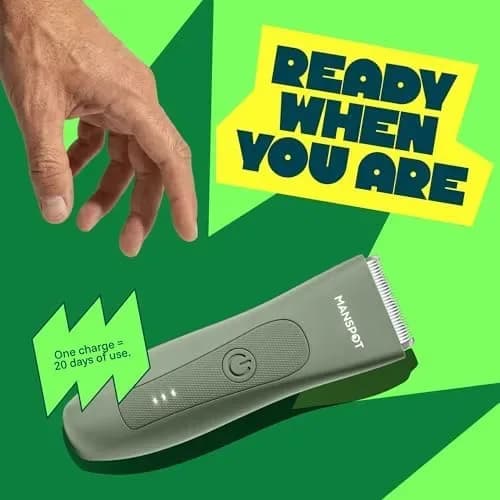 Body hair trimmer size and dimensions diagram