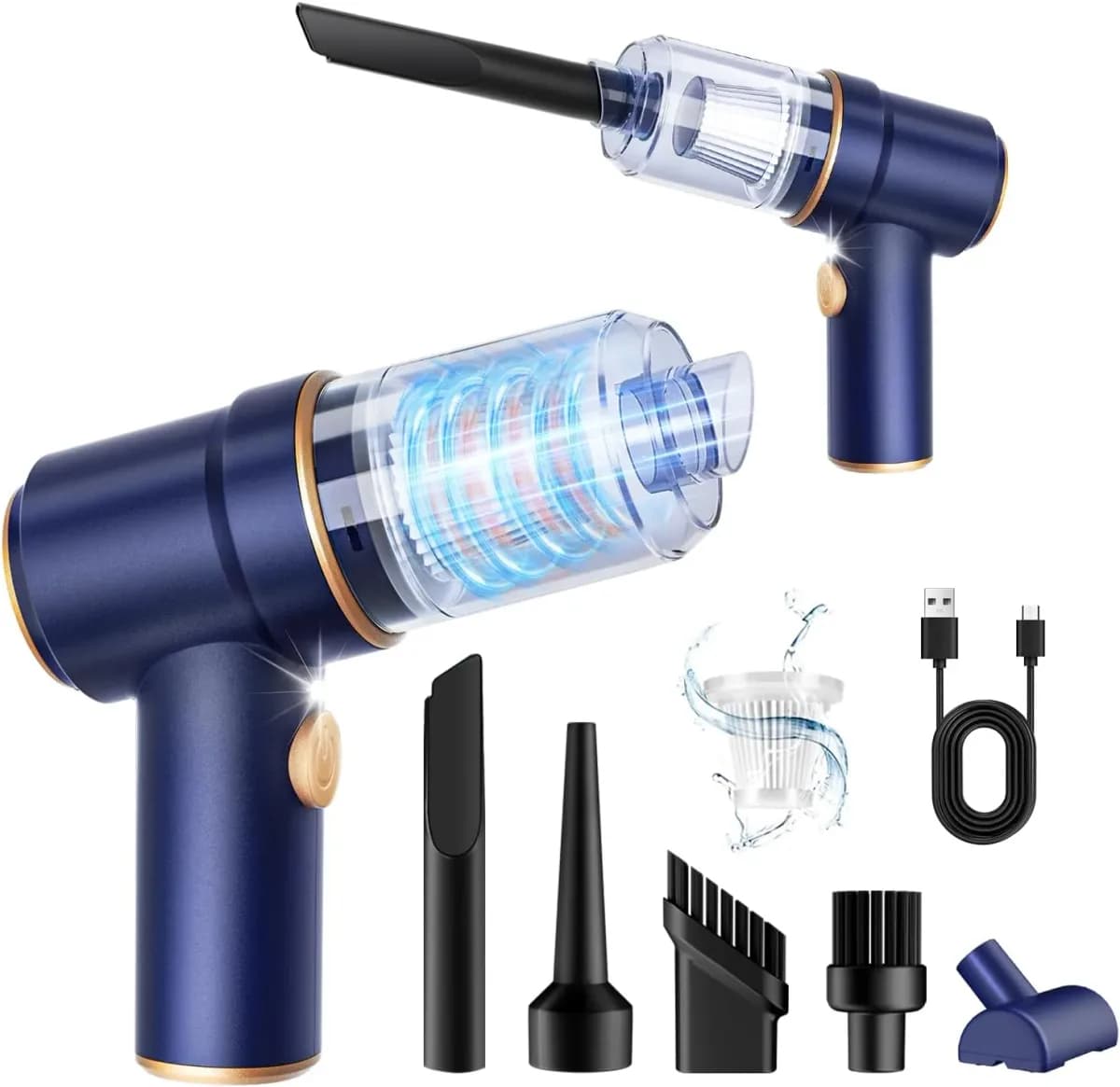 Cordless handheld car vacuum, main product image