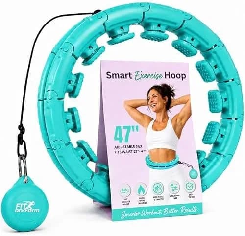 Infinity weighted hula hoop with detachable knots, main photo